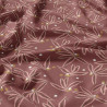 Printed Viscose NOVILI Bordeaux / Ochre